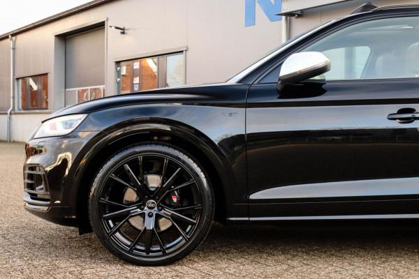 Audi SQ5 3.0TFSI Q5 Quattro S-Line 354pk Automaat! 1e Eig|DLR|Luchtvering|Kuipstoelen|Panoramadak|Virtual Cockpit|Black|Carbon|22