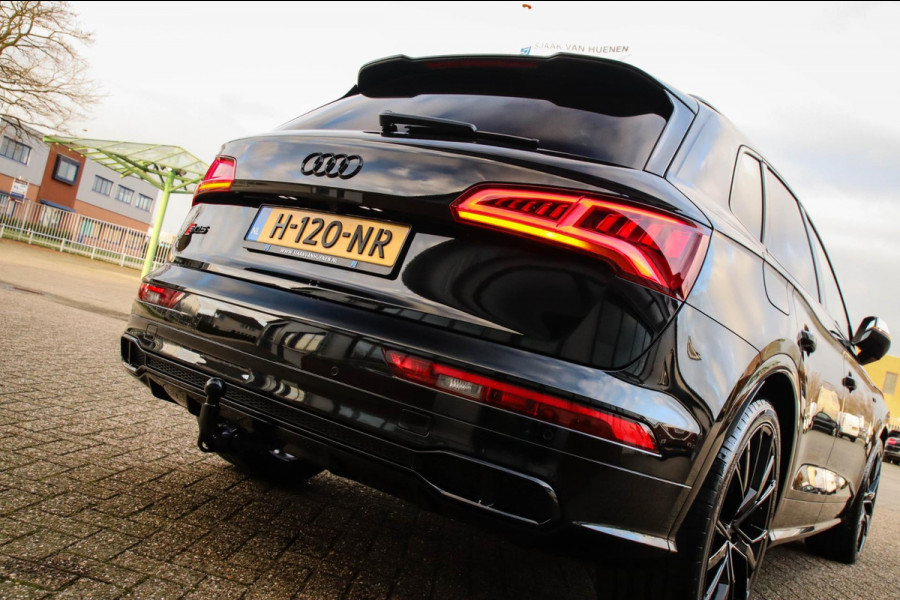 Audi SQ5 3.0TFSI Q5 Quattro S-Line 354pk Automaat! 1e Eig|DLR|Luchtvering|Kuipstoelen|Panoramadak|Virtual Cockpit|Black|Carbon|22