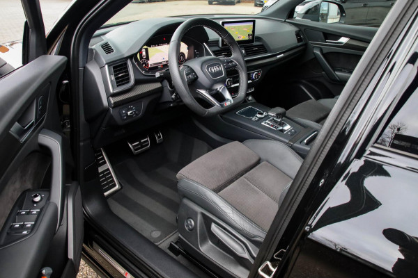 Audi Q5 2.0 TFSI Quattro Pro Line S S-Line 252pk Automaat NL|Virtual Cockpit|Leder|LED Matrix|Camera|Keyless|Black|21inch|Trekhaak