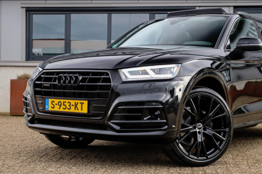 Audi Q5 2.0 TFSI Quattro Pro Line S S-Line 252pk Automaat! 1e Eig|DLR|Panoramadak|Virtual Cockpit|LED Matrix|Black|22inch|Trekhaak