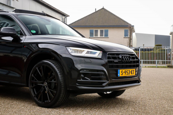 Audi Q5 2.0 TFSI Quattro Pro Line S S-Line 252pk Automaat! 1e Eig|DLR|Panoramadak|Virtual Cockpit|LED Matrix|Black|22inch|Trekhaak