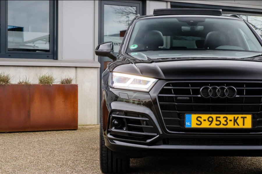 Audi Q5 2.0 TFSI Quattro Pro Line S S-Line 252pk Automaat! 1e Eig|DLR|Panoramadak|Virtual Cockpit|LED Matrix|Black|22inch|Trekhaak