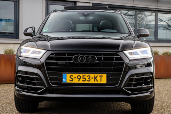 Audi Q5 2.0 TFSI Quattro Pro Line S S-Line 252pk Automaat! 1e Eig|DLR|Panoramadak|Virtual Cockpit|LED Matrix|Black|22inch|Trekhaak