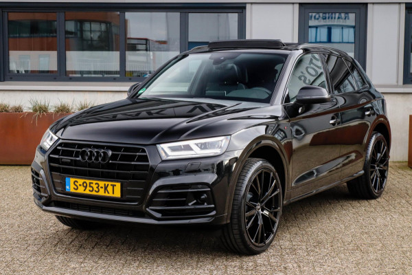 Audi Q5 2.0 TFSI Quattro Pro Line S S-Line 252pk Automaat! 1e Eig|DLR|Panoramadak|Virtual Cockpit|LED Matrix|Black|22inch|Trekhaak