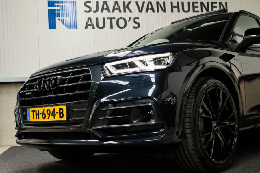 Audi Q5 2.0 TFSI Quattro Pro Line S S-Line 252pk Automaat! 1e|NL|DLR|Luchtvering|Kuipstoelen|Panoramadak|Virtual Cockpit|B&O|Black