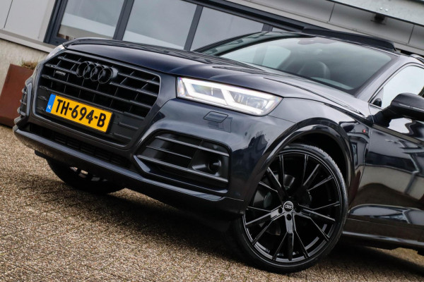 Audi Q5 2.0 TFSI Quattro Pro Line S S-Line 252pk Automaat! 1e|NL|DLR|Luchtvering|Kuipstoelen|Panoramadak|Virtual Cockpit|B&O|Black