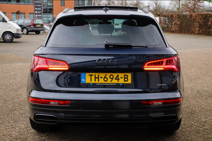 Audi Q5 2.0 TFSI Quattro Pro Line S S-Line 252pk Automaat! 1e|NL|DLR|Luchtvering|Kuipstoelen|Panoramadak|Virtual Cockpit|B&O|Black