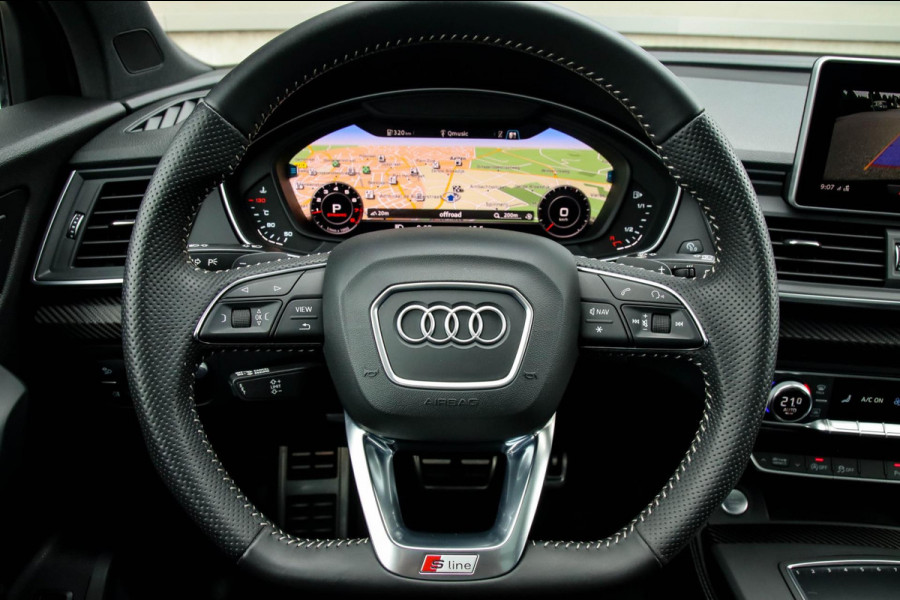 Audi Q5 2.0 TFSI Quattro Pro Line S S-Line 252pk Automaat! 1e Eig|DLR|Luchtvering|Panoramadak|Virtual Cockpit|LED Matrix|B&O|Black