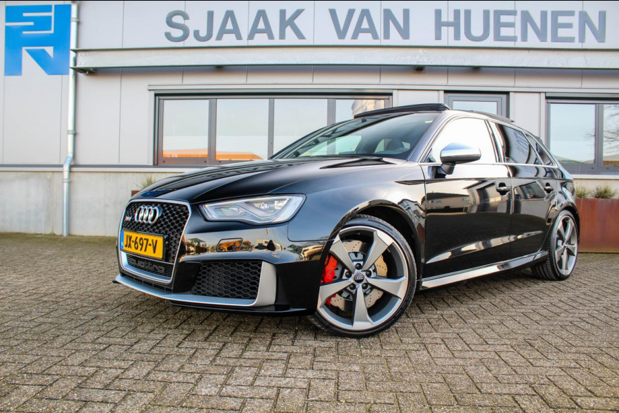 Audi A3 Sportback 2.5 TFSI RS3 Quattro S-Tronic 431pk! 2e Eig|Origineel NL|DLR|JD|Kuipstoelen|Panoramadak|LED|Camera|Magnetic|B&O