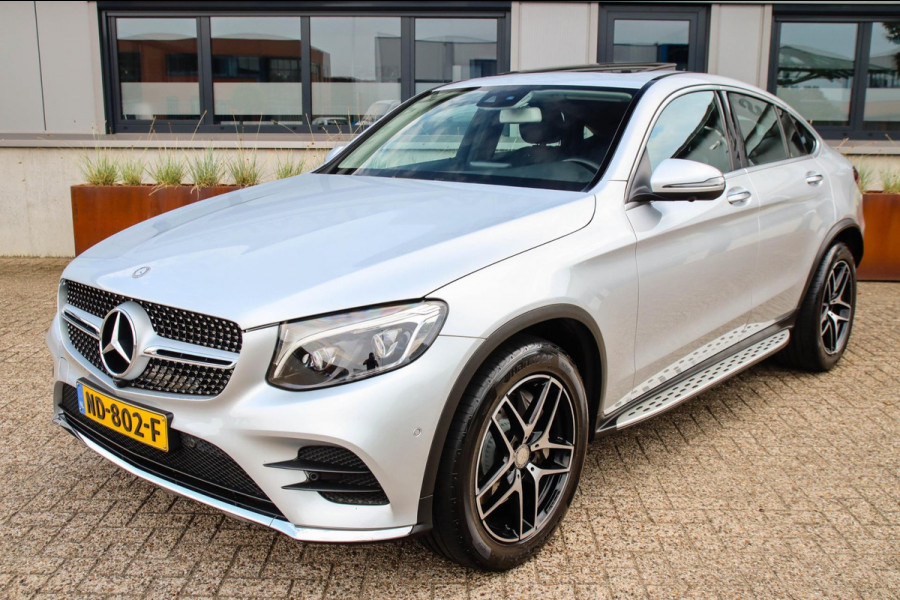 Mercedes-Benz GLC Coupé 250 4MATIC AMG Edition 211pk 9G AUT 2e Eig|NL|DLR|Schuifdak|Leder|LILS LED|360 View|19inch|Trekhaak