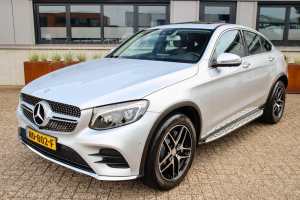 Mercedes-Benz GLC Coupé 250 4MATIC AMG Edition 211pk 9G AUT 2e Eig|NL|DLR|Schuifdak|Leder|LILS LED|360 View|19inch|Trekhaak