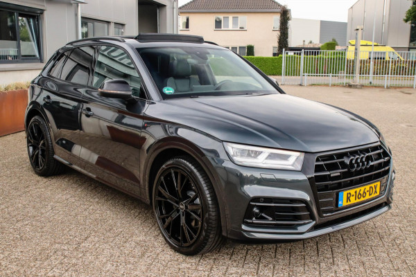 Audi Q5 2.0 TFSI Quattro Pro Line S S-Line 252pk Automaat! 1e Eig|DLR|Luchtvering|Panoramadak|Virtual Cockpit|LED Matrix|B&O|Black