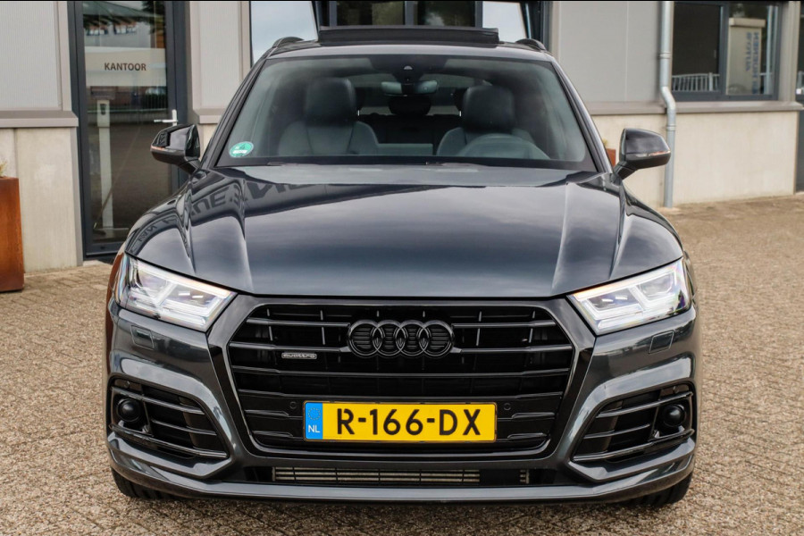 Audi Q5 2.0 TFSI Quattro Pro Line S S-Line 252pk Automaat! 1e Eig|DLR|Luchtvering|Panoramadak|Virtual Cockpit|LED Matrix|B&O|Black