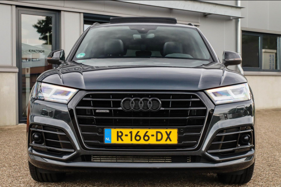 Audi Q5 2.0 TFSI Quattro Pro Line S S-Line 252pk Automaat! 1e Eig|DLR|Luchtvering|Panoramadak|Virtual Cockpit|LED Matrix|B&O|Black