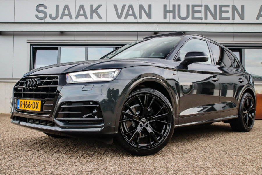 Audi Q5 2.0 TFSI Quattro Pro Line S S-Line 252pk Automaat! 1e Eig|DLR|Luchtvering|Panoramadak|Virtual Cockpit|LED Matrix|B&O|Black