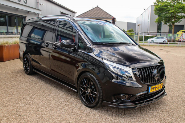 Mercedes-Benz Vito 114 CDI Lang AMG Edition 9G Automaat! UNIEK! NIEUW|LED|NAVI CarPlay|Camera|Leder|SideBars|Spoiler|19inch|Black