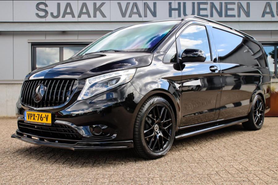 Mercedes-Benz Vito 114 CDI Lang AMG Edition 9G Automaat! UNIEK! NIEUW|LED|NAVI CarPlay|Camera|Leder|SideBars|Spoiler|19inch|Black