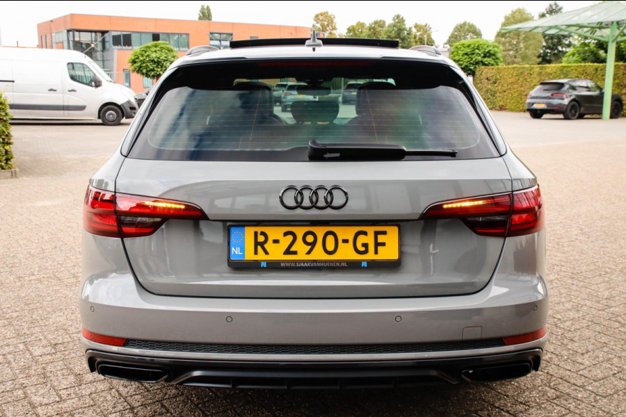 Audi A4 Avant 40 2.0TFSI S line Black Edition Facelift 190pk S-Tronic! 1e Eig|DLR|Panoramadak|Virtual Cockpit|Leder|LED|Black|19