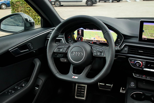 Audi A4 Avant 40 2.0TFSI S line Black Edition Facelift 190pk S-Tronic! 1e Eig|DLR|Panoramadak|Virtual Cockpit|Leder|LED|Black|19