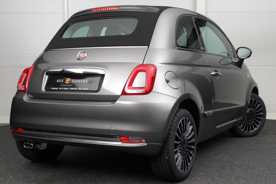 Fiat 500C 1.2 69pk Lounge Nieuwprijs 23400 euro Grootbeeld Navigatie