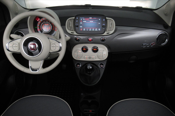 Fiat 500C 1.2 69pk Lounge Nieuwprijs 23400 euro Grootbeeld Navigatie