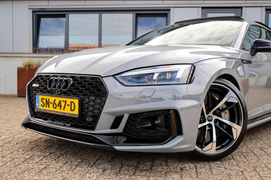 Audi RS5 Coupé 2.9 TFSI A5 quattro 510pk ABT V6! 1e Eig|DLR|Kuipstoelen|Panoramadak|Virtual Cockpit|Keramische remmen|360 Camera