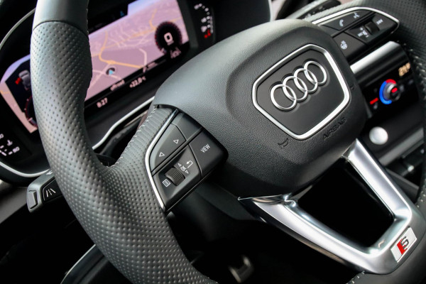 Audi Q3 40 2.0TFSI Quattro S-line Pro Line S 190pk S-Tronic! 1e Eig|Panoramadak|Virtual Cockpit|LED Matrix|Leder|20inch|Black Pack