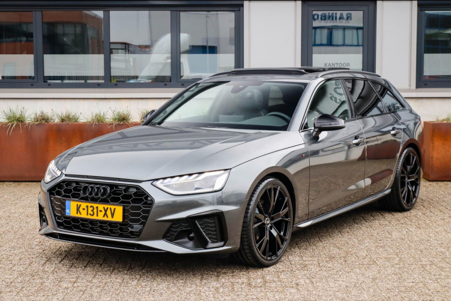 Audi A4 Avant 2.0 TFSI S line Black Edition Facelift 150pk S-Tronic! DLR|Panoramadak|Virtual Cockpit|Leder|LED Matrix|Camera|Black