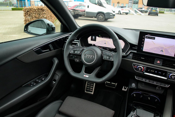 Audi A4 Avant 2.0 TFSI S line Black Edition Facelift 150pk S-Tronic! DLR|Panoramadak|Virtual Cockpit|Leder|LED Matrix|Camera|Black