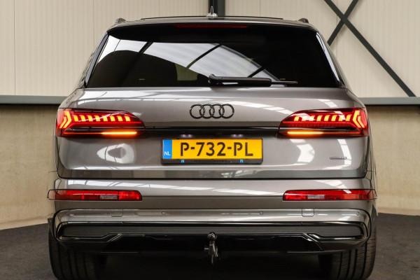 Audi Q7 55TFSI e Quattro Pro Line S S-Line 381pk Automaat! 1e Eig|DLR|Luchtvering|Panoramadak|Virtual|HD Matrix LED|Black|Trekhaak