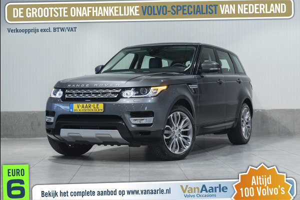 Land Rover Range Rover Sport 3.0 TDV6 HSE GRIJS KENTEKEN EX.BTW Navigatie Leder 249pk