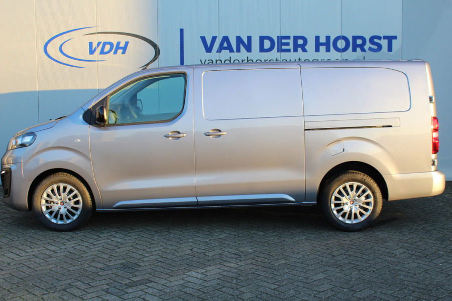 Fiat Scudo 2.0-145pk MultiJet L3H1 SX. Schuifdeur links en rechts. Airco, navigatie, telefoonvoorb., camera, metallic lak, 3-zits, cruise cntrl., lengte 3.