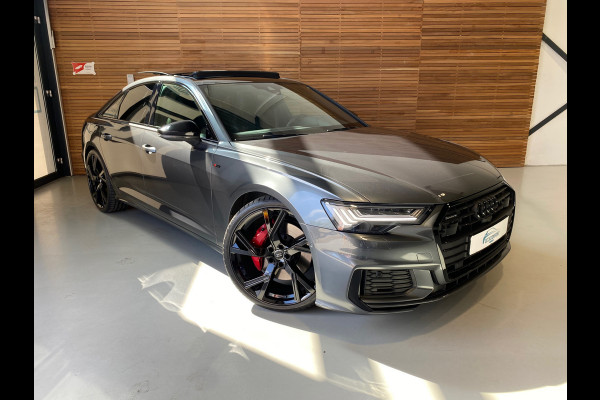 Audi A6 55 TFSIe quattro Comp | Verlengde Fabrieksgarantie | 367PK! | S-line Black Edition | Bom Vol | Fabrieks | Winter pakket |