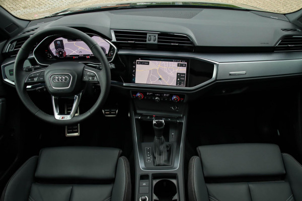 Audi Q3 35 TFSI 1.5 TFSI S Line Pro Line S 150pk S-Tronic 1e|Panoramadak|Virtual Cockpit|LED Matrix|Lederen sportstoelen|Black|360