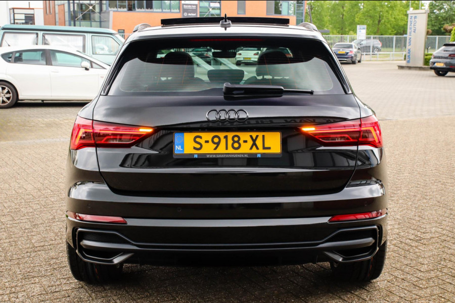 Audi Q3 35 TFSI 1.5 TFSI S Line Pro Line S 150pk S-Tronic 1e|Panoramadak|Virtual Cockpit|LED Matrix|Lederen sportstoelen|Black|360