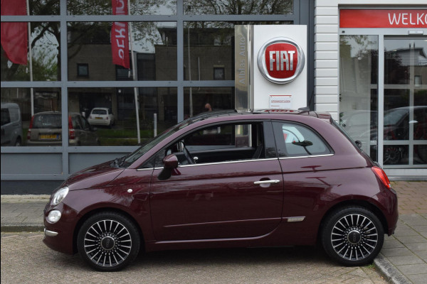 Fiat 500 80pk Lounge|16"|PDC|Nav|Cruise|Clima|TFT|Pano