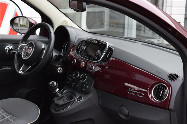 Fiat 500 80pk Lounge|16"|PDC|Nav|Cruise|Clima|TFT|Pano