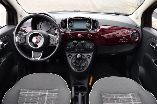 Fiat 500 80pk Lounge|16"|PDC|Nav|Cruise|Clima|TFT|Pano