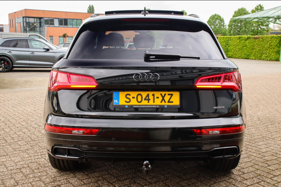 Audi Q5 55 TFSI e Quattro Competition Pro Line S S-Line 367pk Automaat! 1e Eig|Panoramadak|Virtual Cockpit|S kuipstoelen|B&O|Black