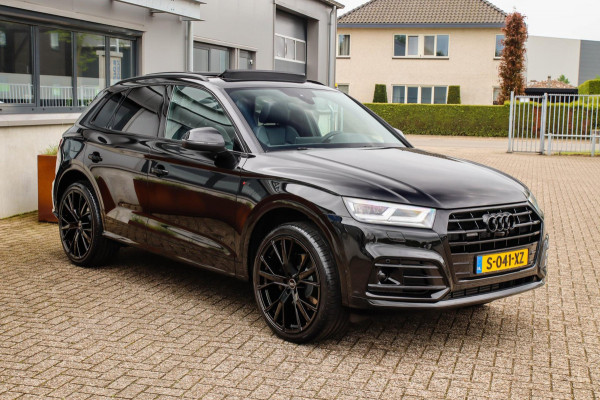 Audi Q5 55 TFSI e Quattro Competition Pro Line S S-Line 367pk Automaat! 1e Eig|Panoramadak|Virtual Cockpit|S kuipstoelen|B&O|Black