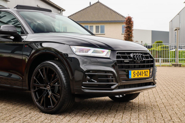 Audi Q5 55 TFSI e Quattro Competition Pro Line S S-Line 367pk Automaat! 1e Eig|Panoramadak|Virtual Cockpit|S kuipstoelen|B&O|Black