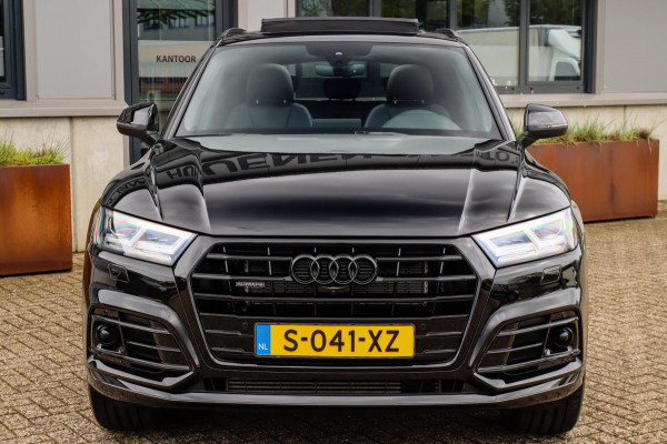 Audi Q5 55 TFSI e Quattro Competition Pro Line S S-Line 367pk Automaat! 1e Eig|Panoramadak|Virtual Cockpit|S kuipstoelen|B&O|Black