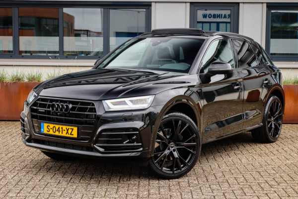 Audi Q5 55 TFSI e Quattro Competition Pro Line S S-Line 367pk Automaat! 1e Eig|Panoramadak|Virtual Cockpit|S kuipstoelen|B&O|Black