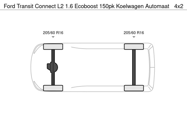 Ford Transit Connect L2 1.6 Ecoboost 150pk Koelwagen Automaat