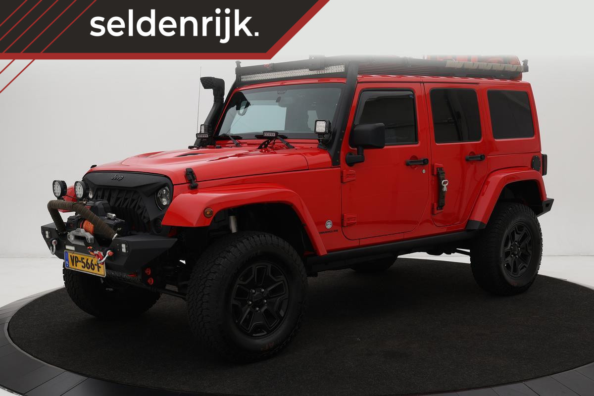 Jeep Wrangler 2.8 CRD Rubicon Unlimited | Expeditie klaargemaakt | Navigatie | Stoelverwarming | Half leder | Climate control