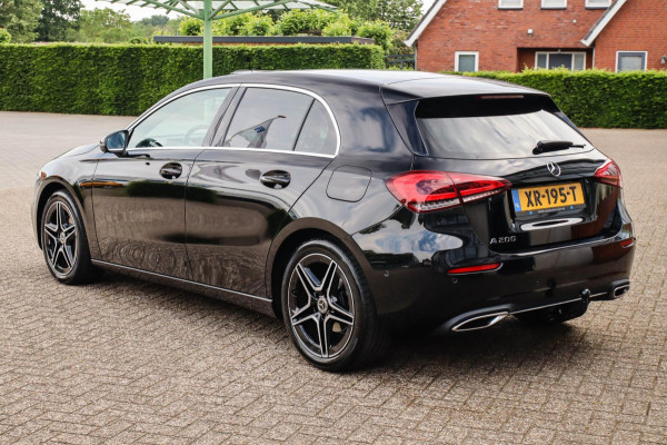 Mercedes-Benz A-Klasse 200 Launch Sport Edition AMG 7G Automaat 163pk Dealer|Widescreen|LED|Leder|NAVI|Lane|Carbon|18inch|Trekhaak