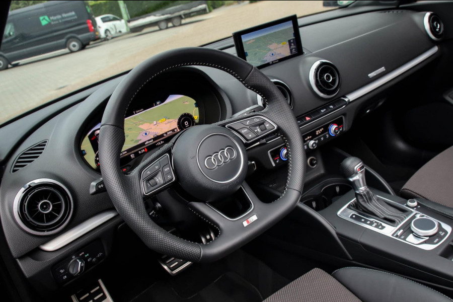 Audi A3 Cabriolet Facelift 1.4 TFSI Sport Pro Line S Line S-Tronic Automaat 1e|DLR|Virtual Cockpit|LED Matrix|Leder|ACC|CarPlay|19