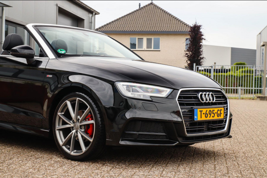 Audi A3 Cabriolet Facelift 1.4 TFSI Sport Pro Line S Line S-Tronic Automaat 1e|DLR|Virtual Cockpit|LED Matrix|Leder|ACC|CarPlay|19