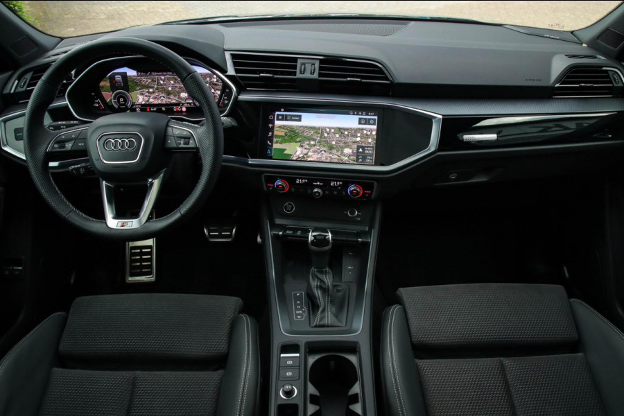 Audi Q3 Sportback 45 TFSI e S Line Edition 245pk S-Tronic 1e Eig|DLR|Panoramadak|Virtual Cockpit|LED Matrix|Leder|ACC|Camera|Black