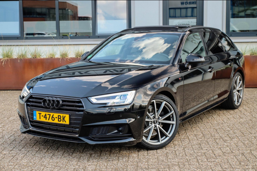 Audi A4 Avant 40 2.0TFSI S line Black Edition Facelift 190pk S-Tronic! 1e|DLR|Panoramadak|Virtual Cockpit|Leder|LED|360|ACC|Black